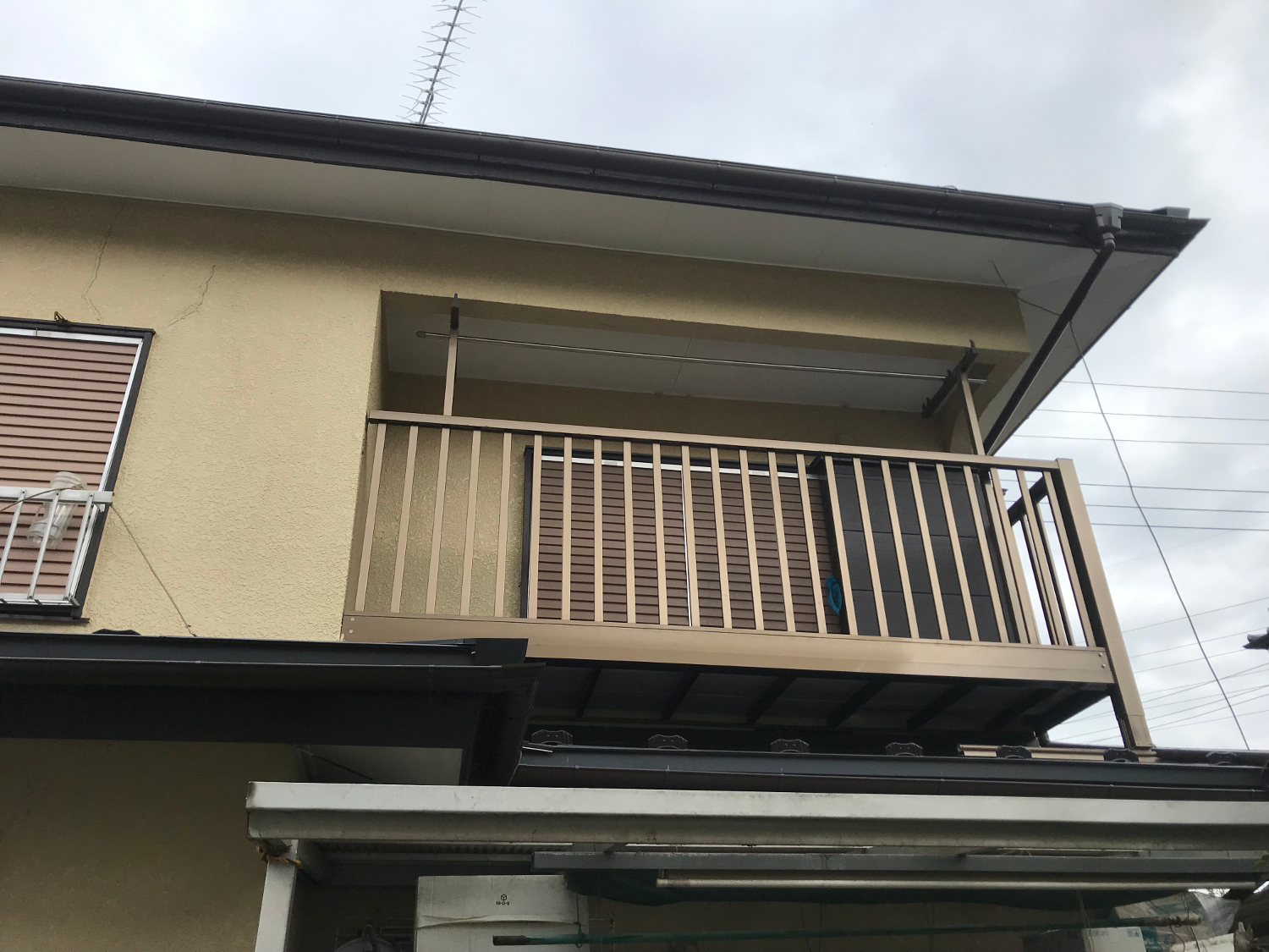 バルコニーの再設置